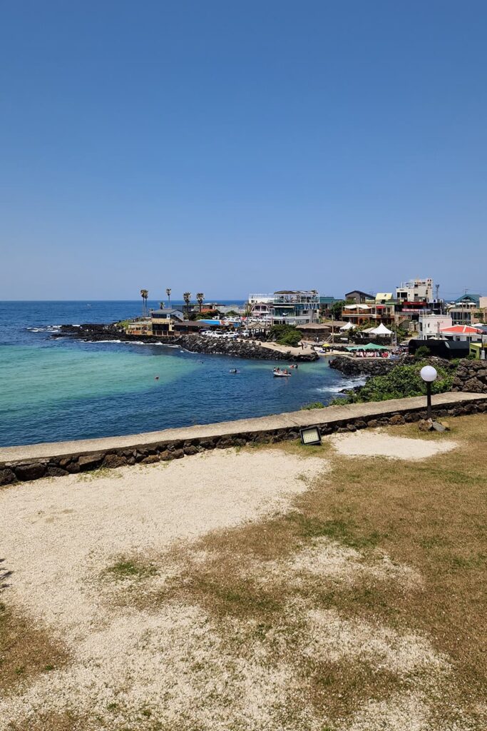 view of aewol coast jeju