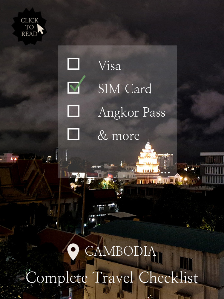 Title Image of Cambodia Travel Checklist Post