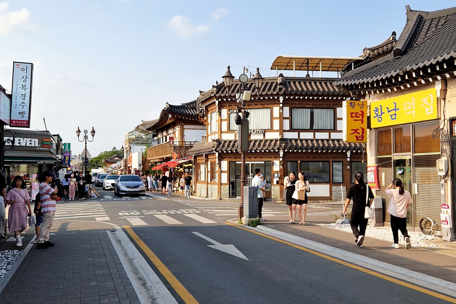 A shopping street in Gyeongju South-Korea.