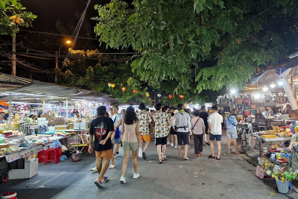 A night market in Hoi An, Vietnam.