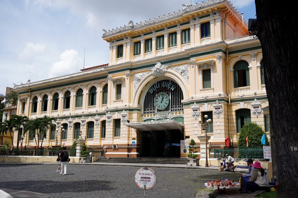 An old post office still used as post card shop.