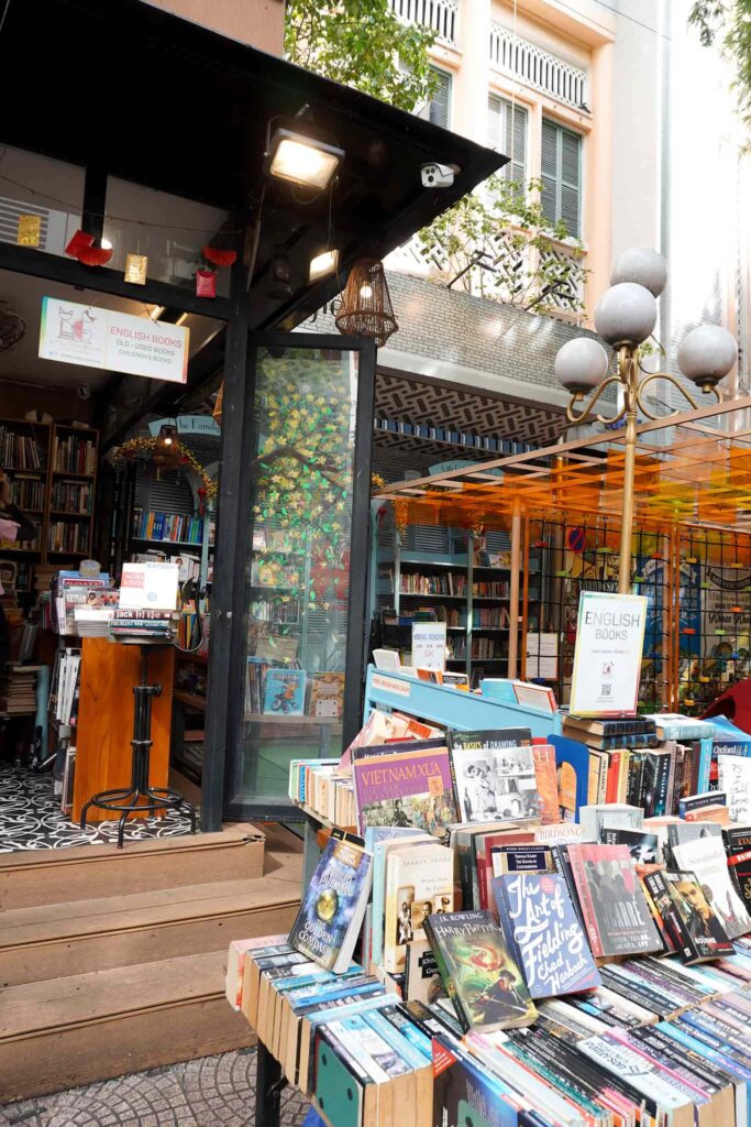 small book shop in a street dedicated to book shops.